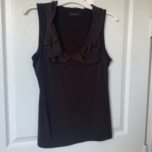 The Limited Brown sleeveless top.